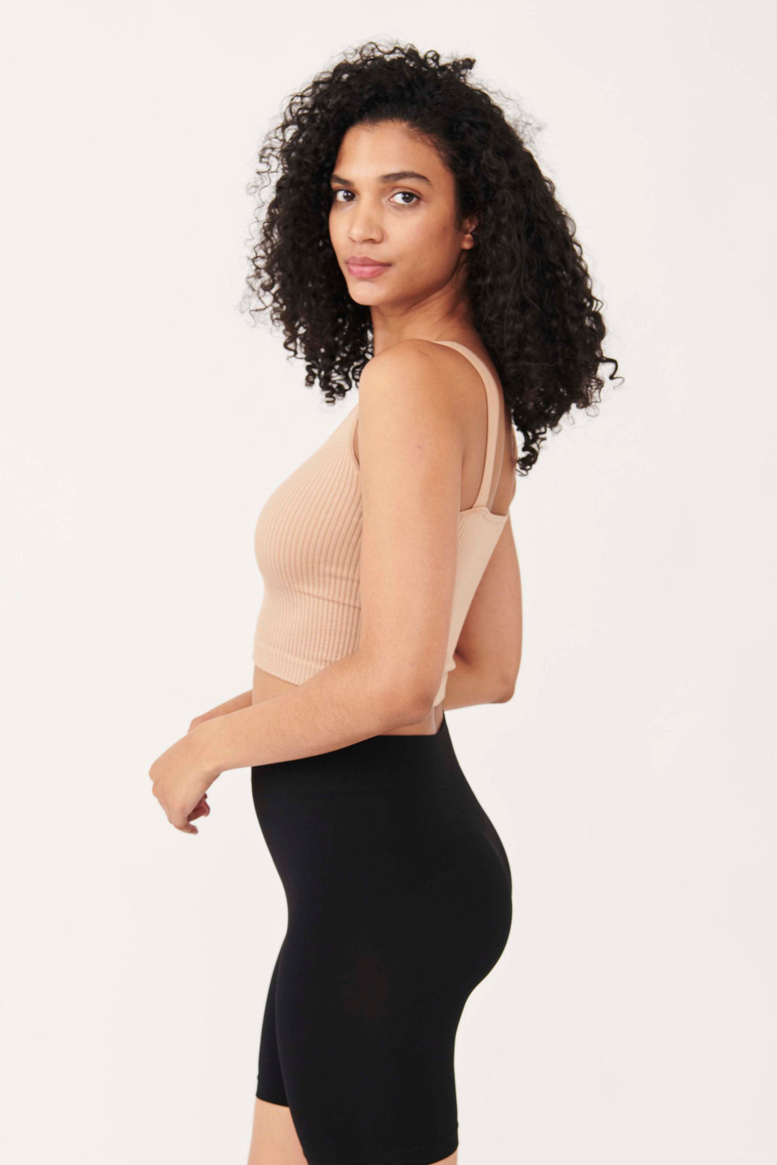 Solid Rib Brami - Tea Tree by Free People — view 3