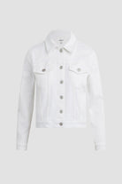 Classic Trucker Jacket - White by Hudson — view 8