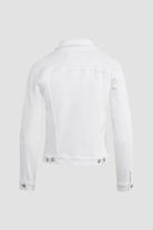 Classic Trucker Jacket - White by Hudson — view 9