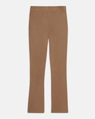 Leather Slim Kick Pant - Truffle by Theory — view 5