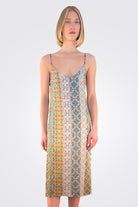 Anna Dress - Tiles Print by Unbreakable Evolution — alternate view