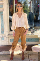 The Sienna Coated Jogger - Maple by Joe's Jeans — view 4