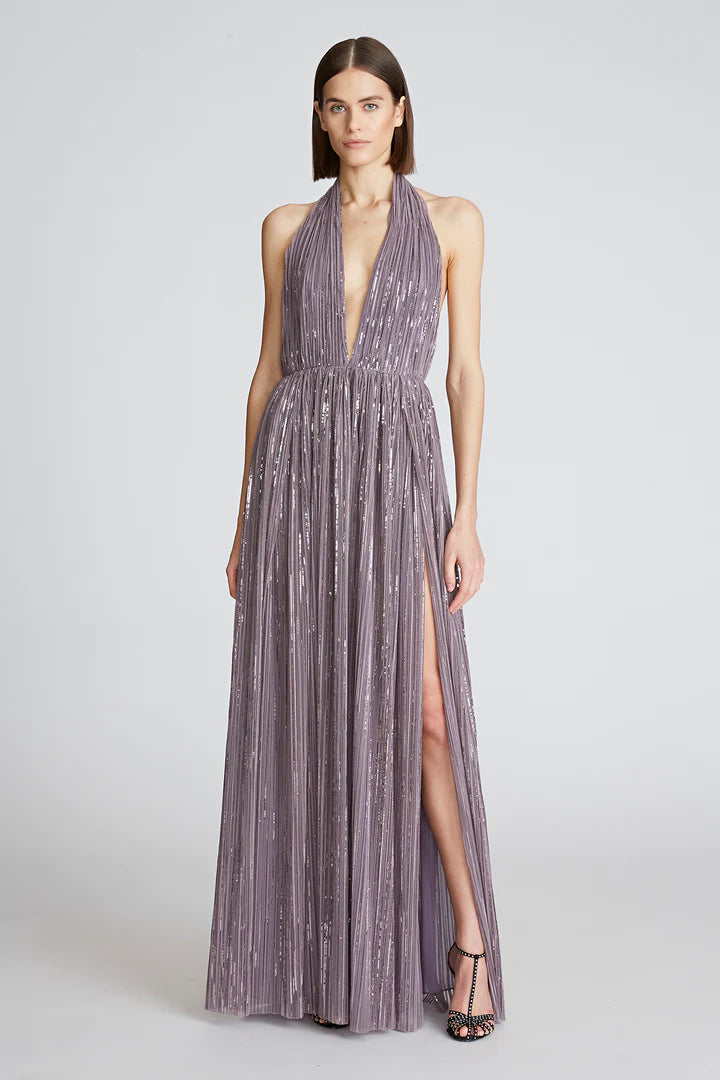 Valery Gown - Light Plum by Halston | 25 South Boutiques