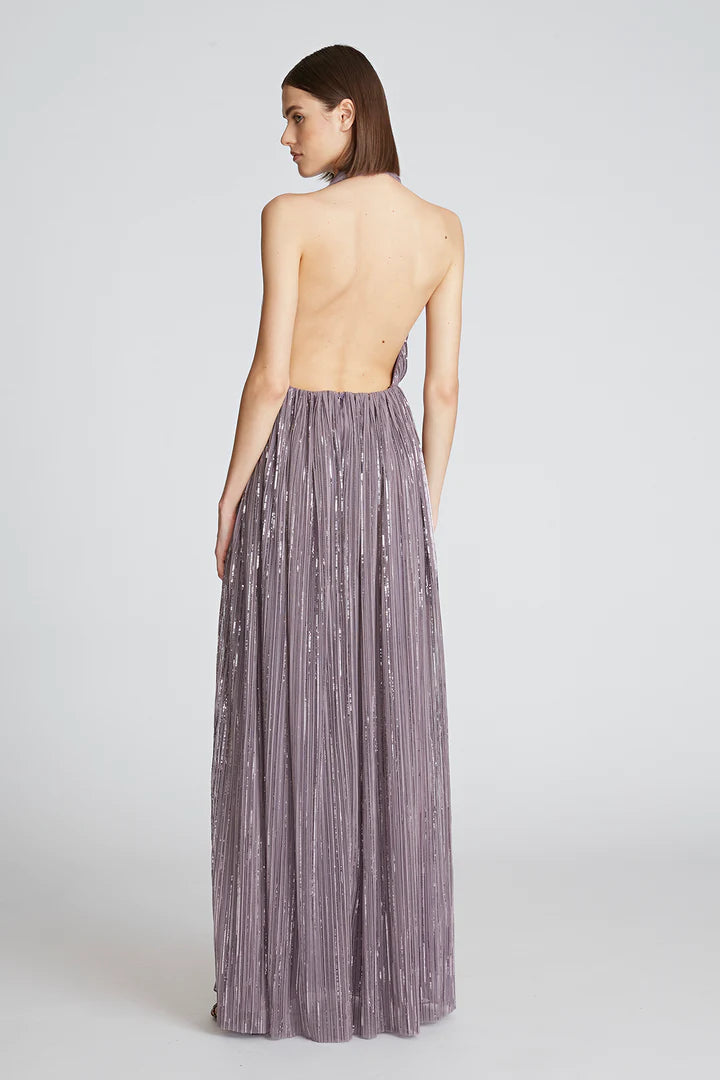 Valery Gown - Light Plum by Halston — alternate view
