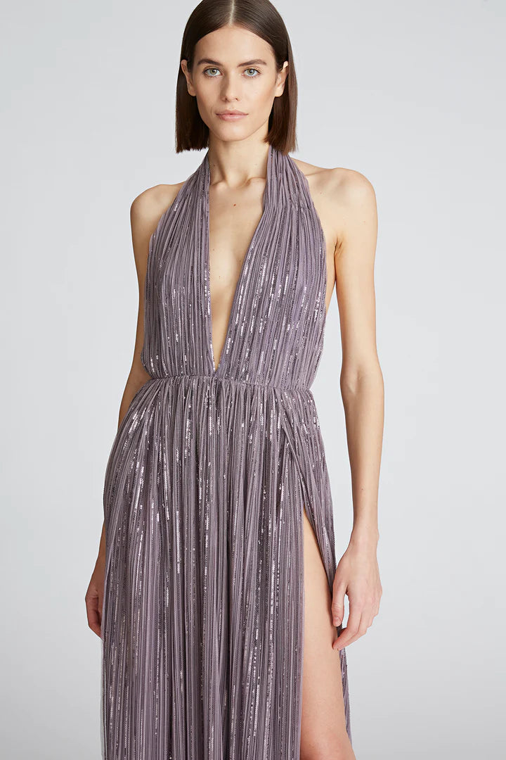 Valery Gown - Light Plum by Halston — view 4
