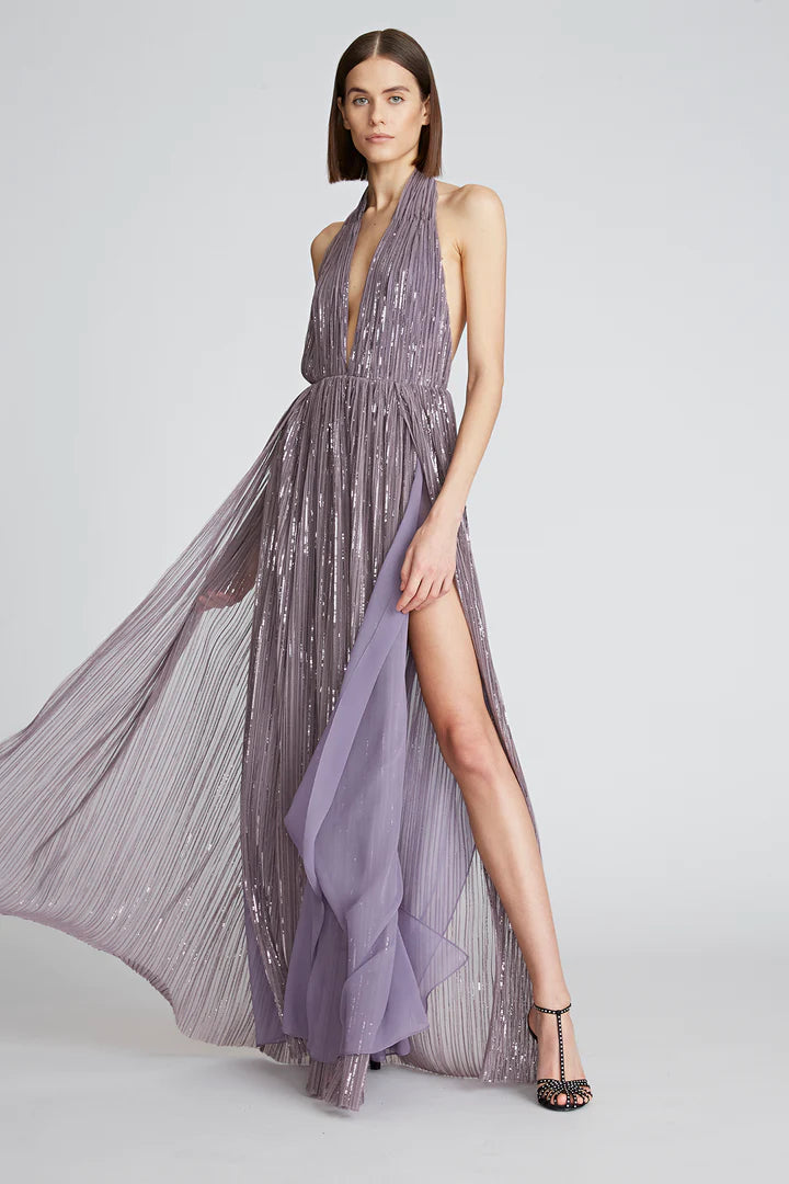 Valery Gown - Light Plum by Halston — view 5