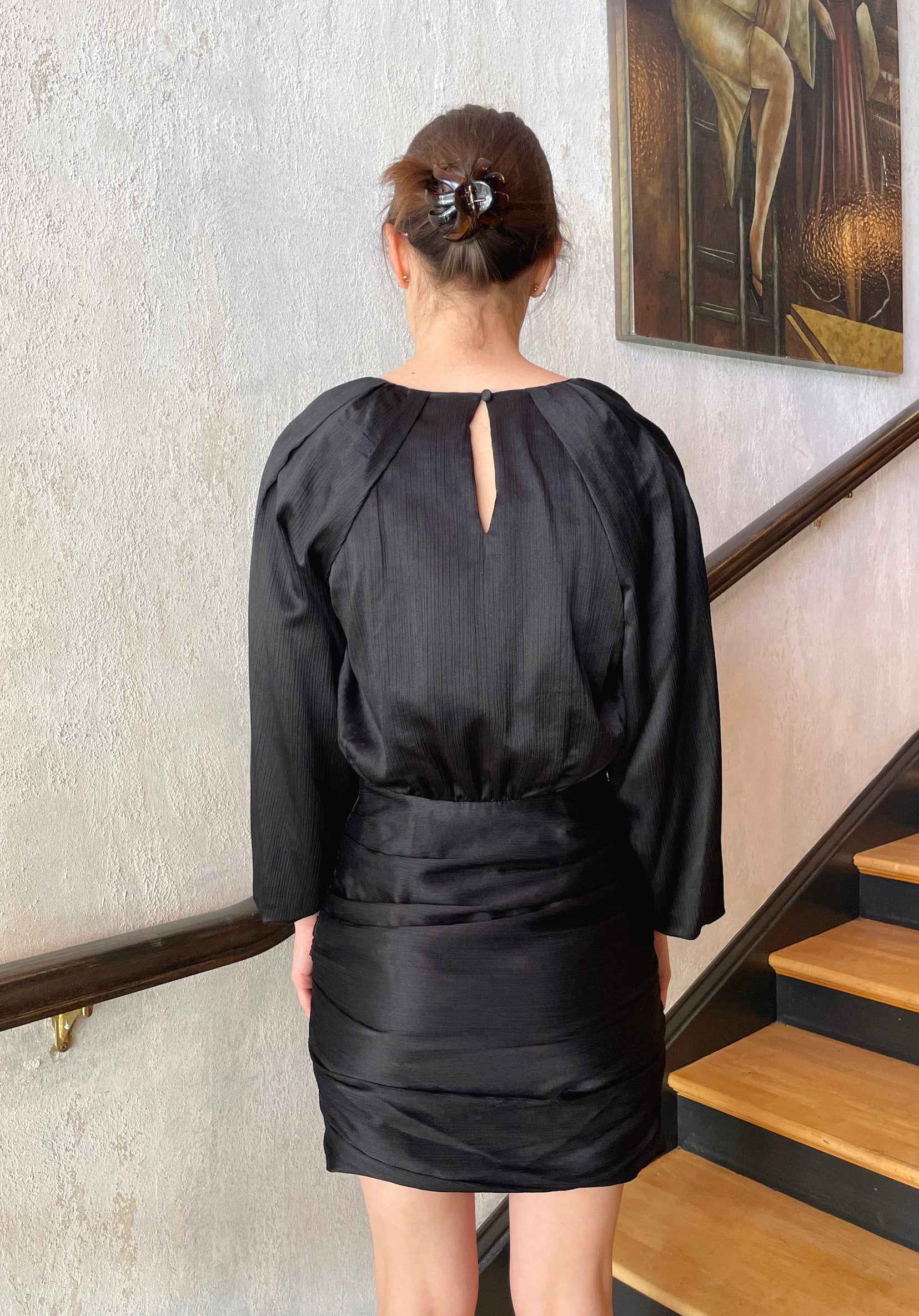 Gracelynn Dress - Black by Veronica Beard — view 3