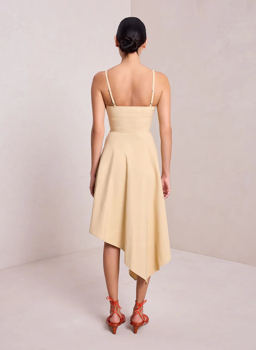 Verona Stretch Linen Dress - Dune by A.L.C — alternate view