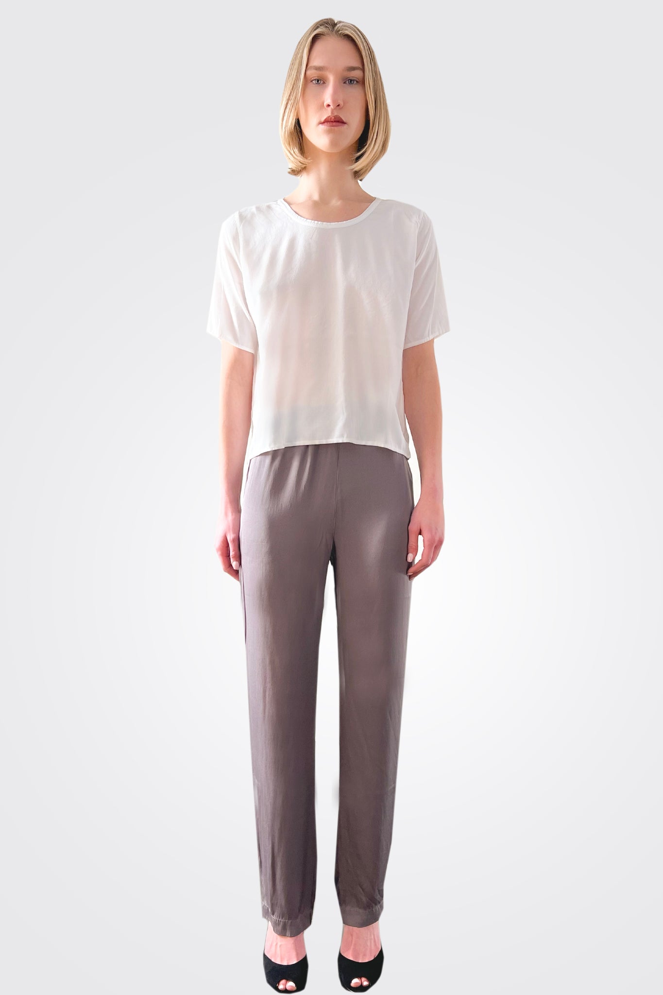 Silk Tapered Trousers - Visione by Private 0204 | 25 South Boutiques