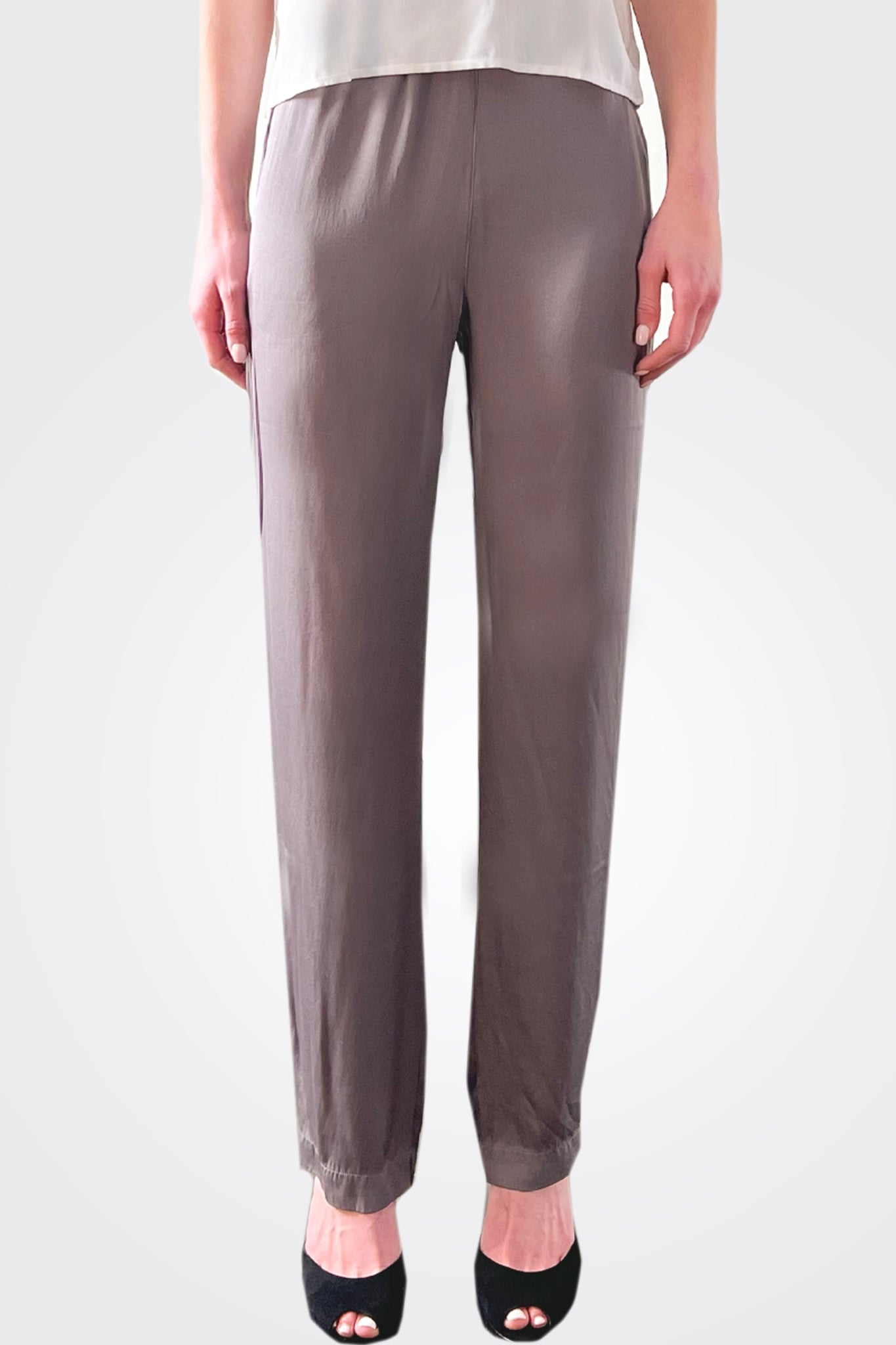 Silk Tapered Trousers - Visione by Private 0204 — alternate view
