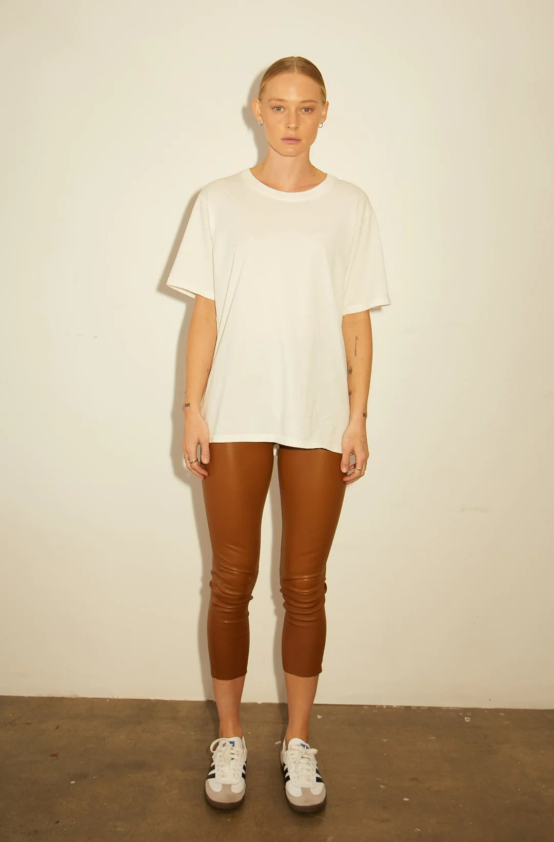 Capri Leather Legging - Walnut by SPRWMN | 25 South Boutiques