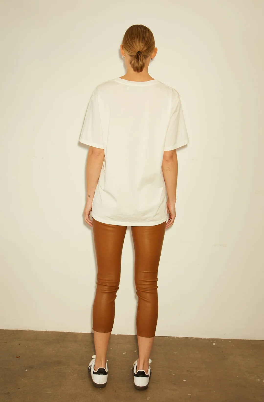 Capri Leather Legging - Walnut by SPRWMN — alternate view