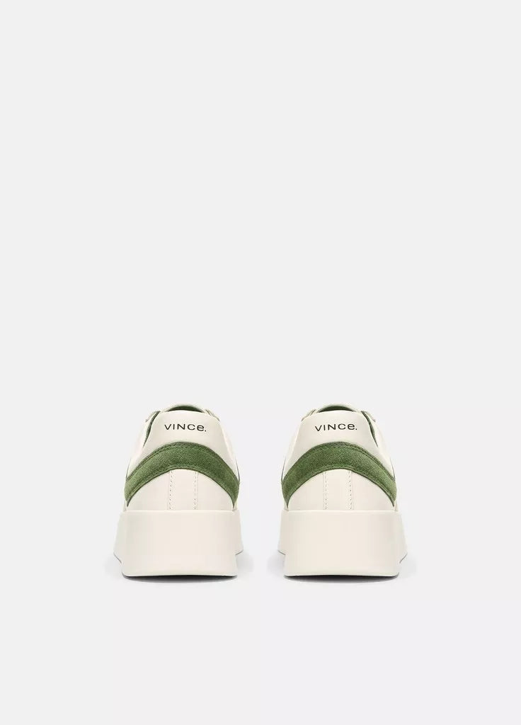 Warren Court Leather Suede Sneaker - Palm Leaf by Vince — view 3