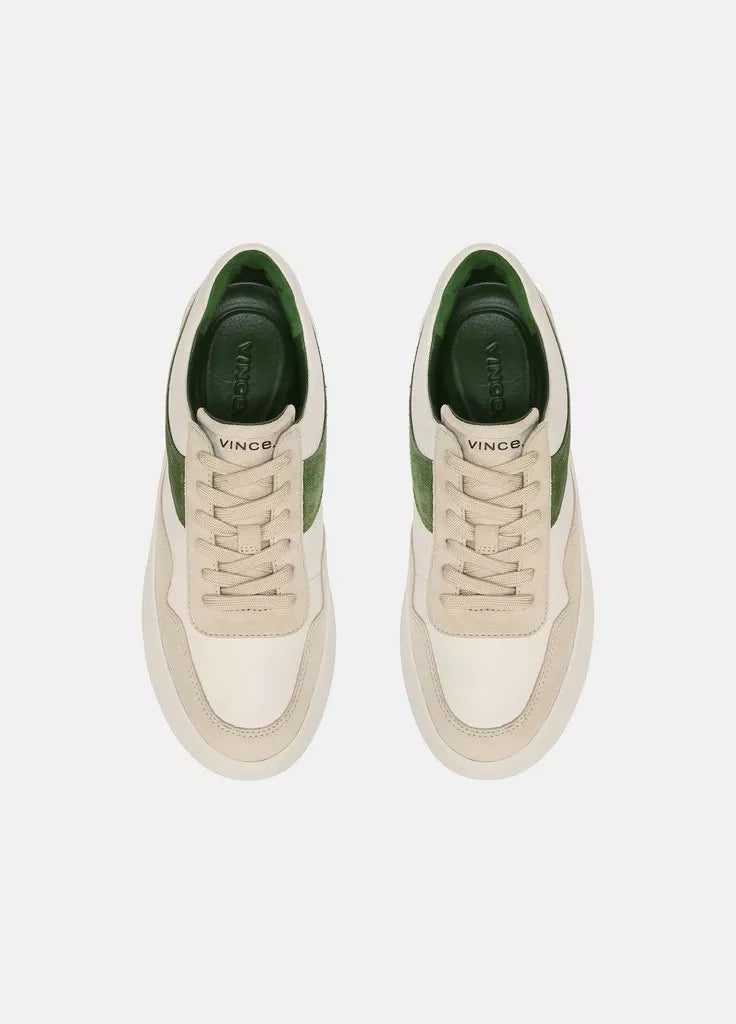 Warren Court Leather Suede Sneaker - Palm Leaf by Vince — view 4