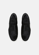 Warren Pony Hair Sneaker - Black by Vince — view 4