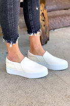 Warren Sneaker - White Canvas by Vince — view 4