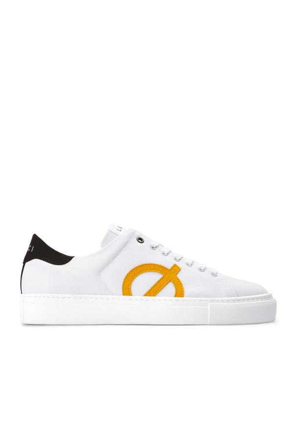 Nine Classic Sneakers - White Yellow Black by LOCI | 25 South Boutiques