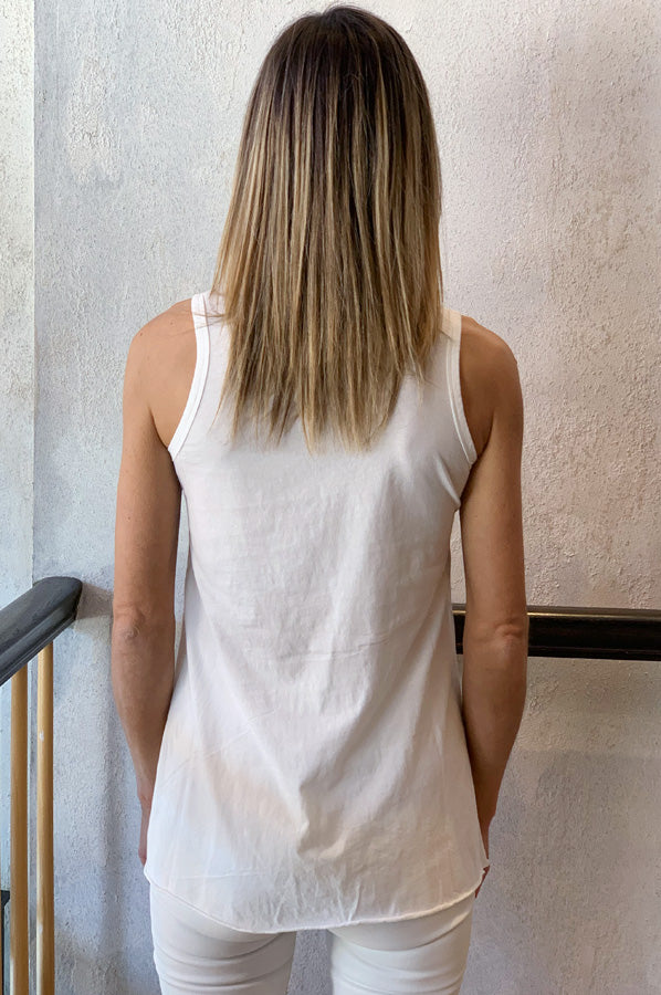 Tank - Off White Print by Rundholz — view 3