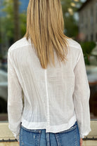 Button Down Shirt - White by Umit Unal — view 3