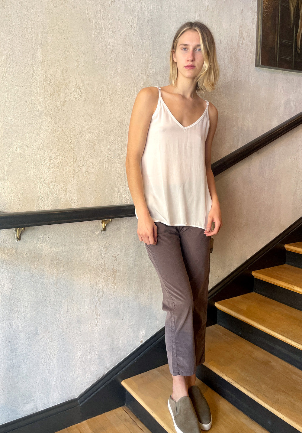 Silk Tank - White by Private 0204 — view 3
