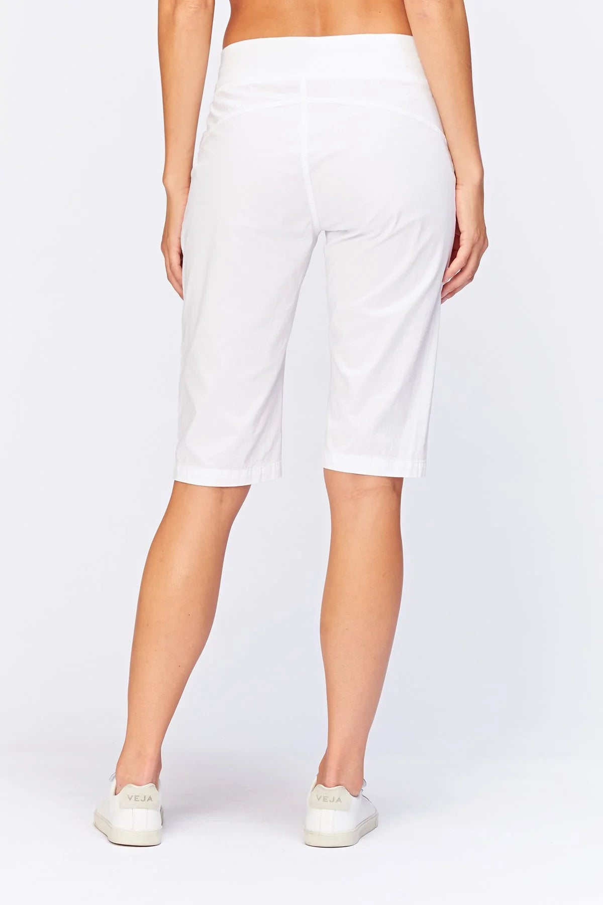 Tatem Bermuda Shorts - White by XCVI — view 3