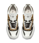Fuga Animalier Sneakers - White Leopard by D.A.T.E. — view 3