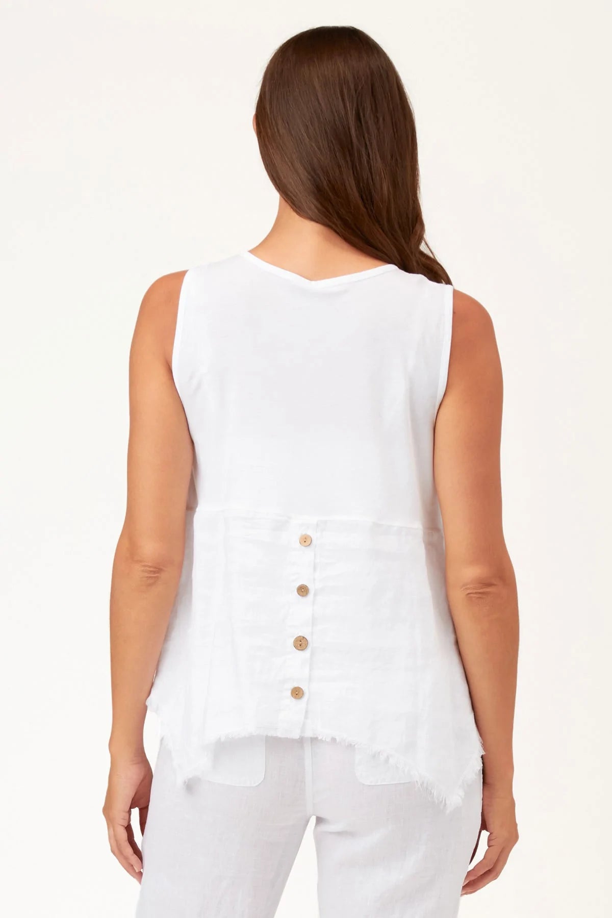 Tomaso Tank - White by XCVI — view 3