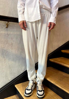 Oversize Fit Trousers - Ivory by Transit Par-Such — alternate view