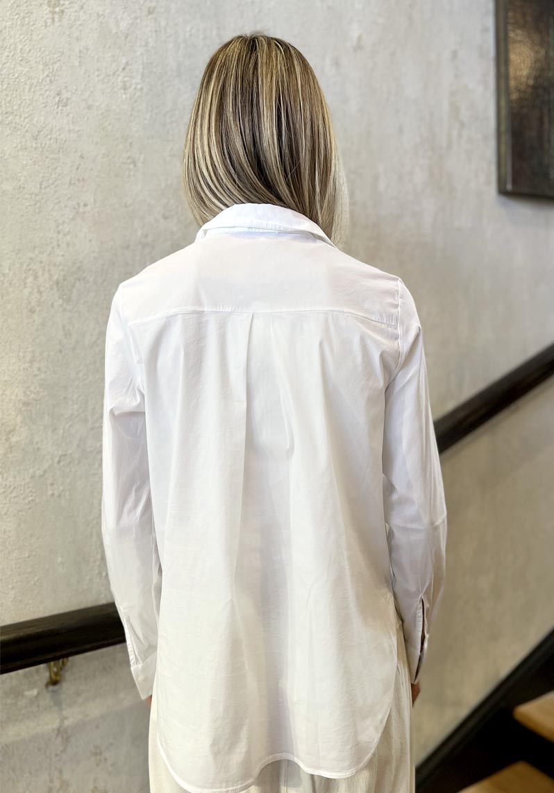 Button-Up Shirt - White by Tandem — view 3