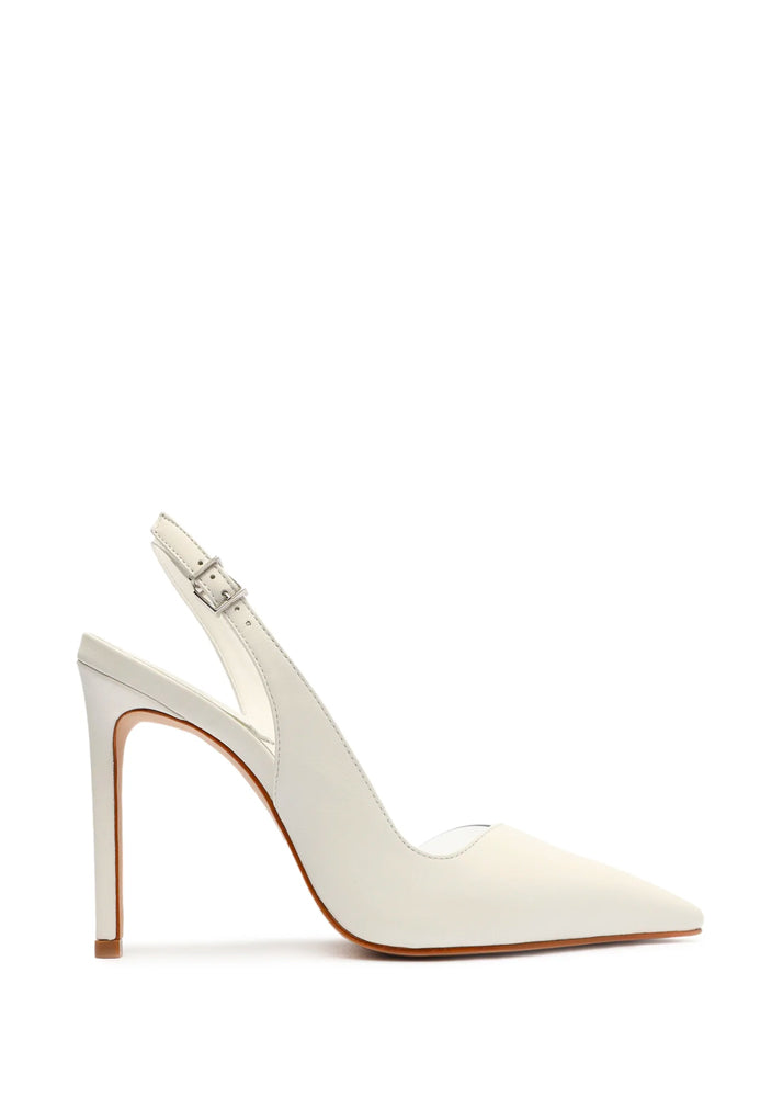 Emma Slingback Heel - White by Schutz | 25 South Boutiques