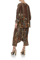 Raglan Sleeve Button Up Top - Wild Azal by Camilla — view 3