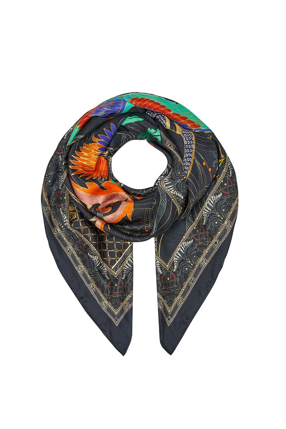 Large Square Scarf - Wise Wings by Camilla — alternate view