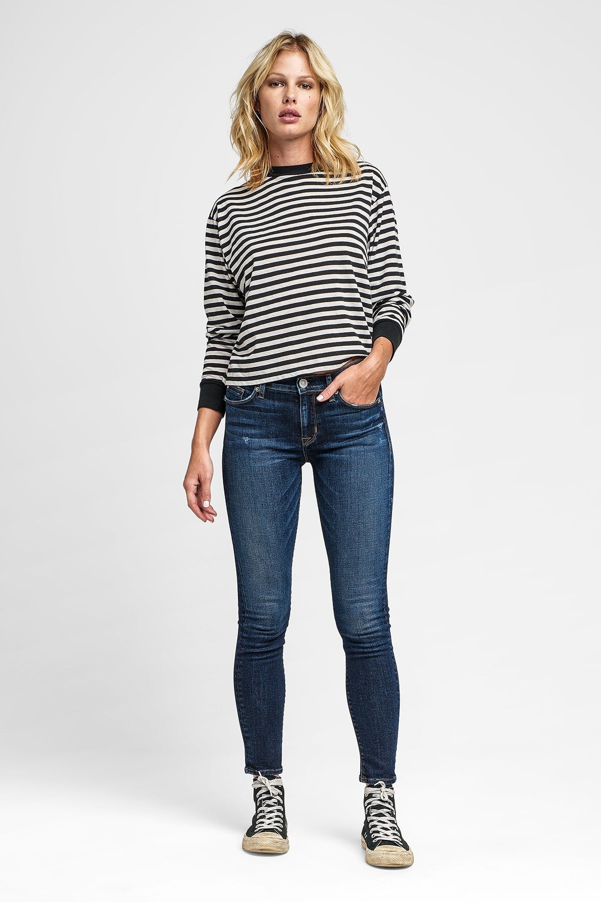 Nico Mid Rise Super Skinny Ankle - Corrupt by Hudson | 25 South Boutiques