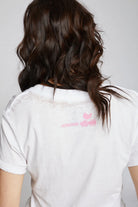 Woodstock Peace Out Tee - White by Recycled Karma — alternate view