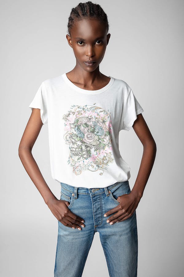Woop Skull Flower Tee - Judo by Zadig & Voltaire | 25 South Boutiques