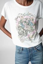 Woop Skull Flower Tee - Judo by Zadig & Voltaire — alternate view