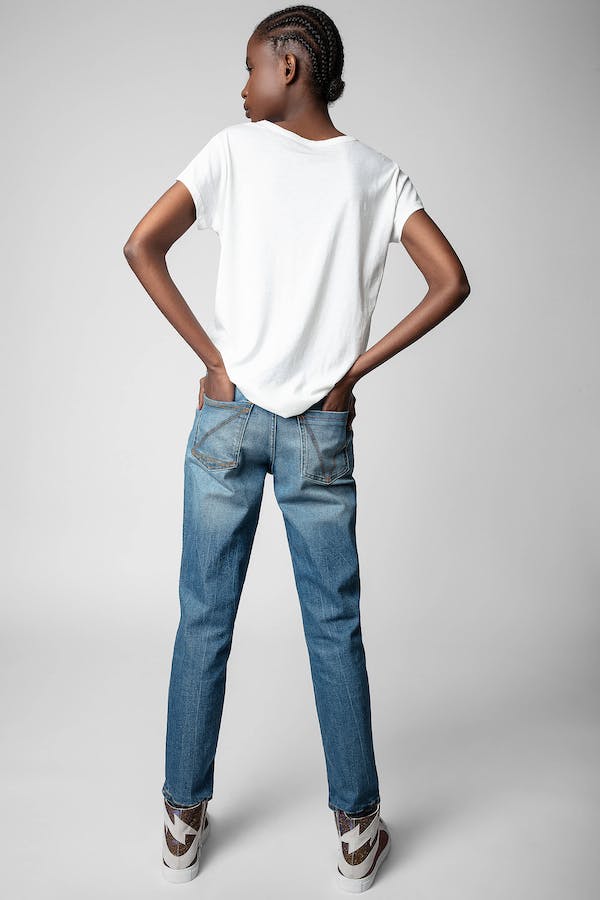 Woop Skull Flower Tee - Judo by Zadig & Voltaire — view 3