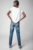 Woop Skull Flower Tee - Judo by Zadig & Voltaire — view 3
