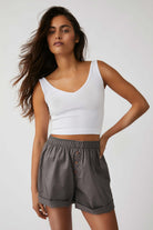 Solid Rib Brami - White by Free People | 25 South Boutiques