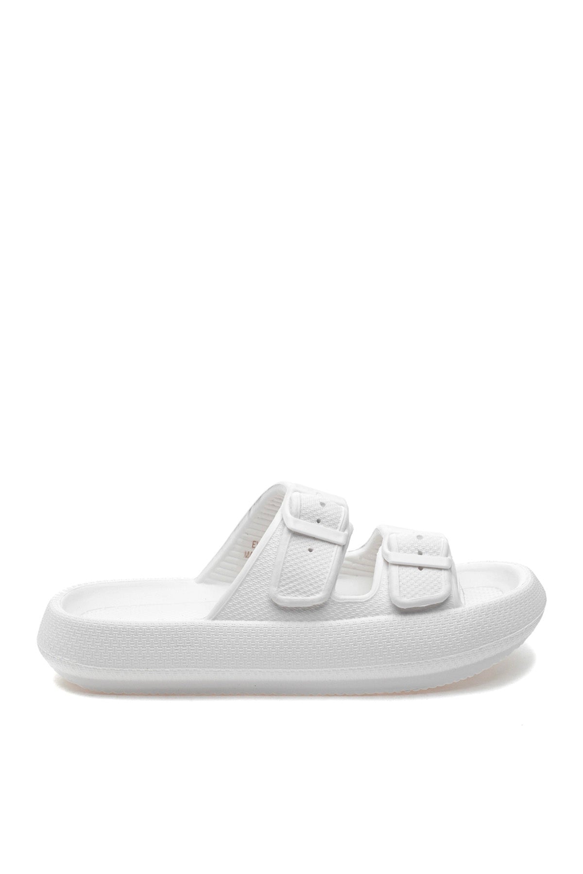 SoCool Eva Sandal - White by J/Slides | 25 South Boutiques