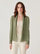 Cashmere Mini Trapeze - Leaf Heather by White + Warren | 25 South Boutiques