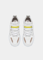 Fuga Nylon Sneakers - White Yellow by D.A.T.E. — view 6