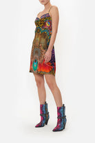 Short Bias Slip Dress - Xanadu Rising by Camilla — view 3
