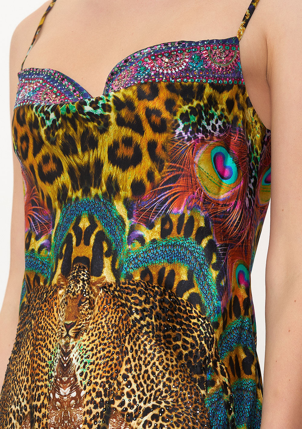 Short Bias Slip Dress - Xanadu Rising by Camilla — view 5