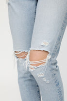 MV Yardley Tapered Jeans - Light Blue by Moussy — view 6
