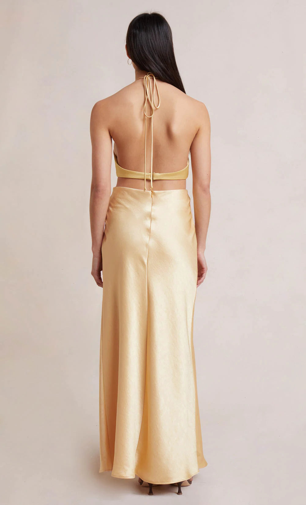Carrie Halter Maxi Dress - Yellow Multi by Bec & Bridge — alternate view