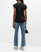 Skinny Skull Strass Short-Sleeve T-Shirt - Noir by Zadig & Voltaire — view 5