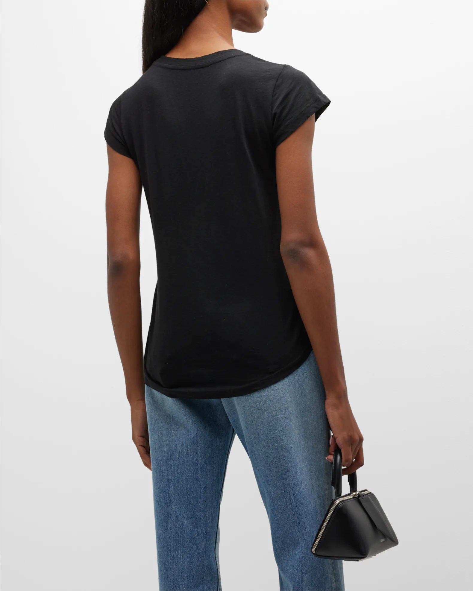 Skinny Skull Strass Short-Sleeve T-Shirt - Noir by Zadig & Voltaire — view 3