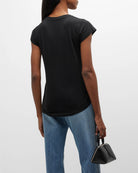 Skinny Skull Strass Short-Sleeve T-Shirt - Noir by Zadig & Voltaire — view 3