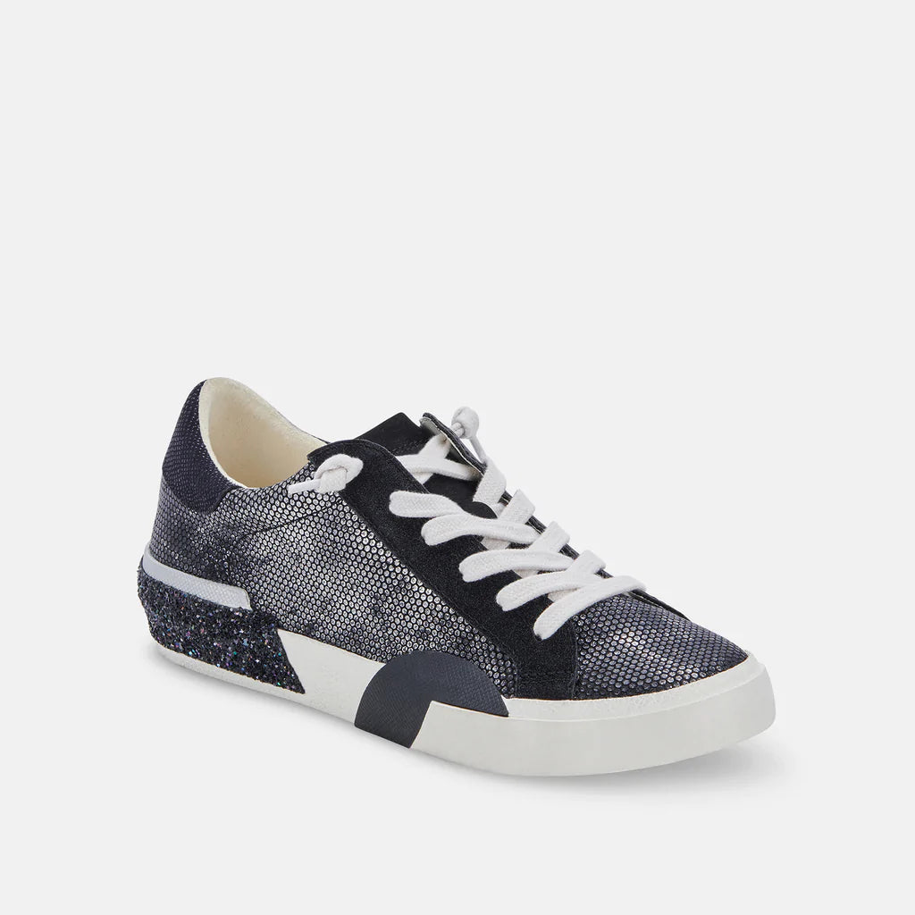 Zina Sneakers - Gunmetal Leather by Dolce Vita — alternate view